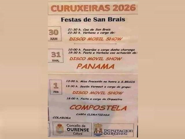 As Curuxeiras celebra San Brais con carpa climatizada