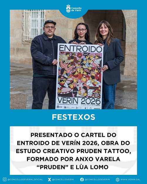 Verín presenta o cartel do Entroido 2026