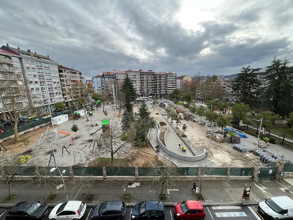 Podemos denuncia danos no Xardín do Posío polas obras municipais