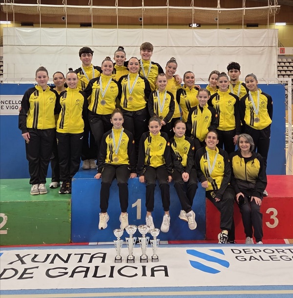 El Burgas brilla con cuatro medallas en la Copa Galicia Internacional