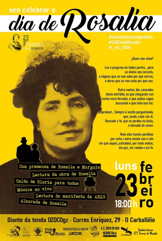 O Carballiño celebra o Día de Rosalía