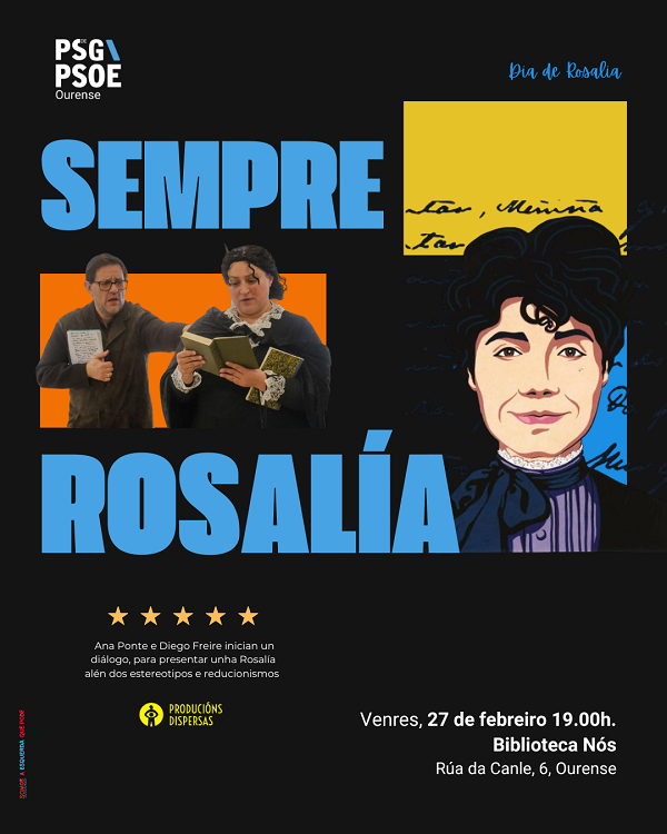 Os socialistas de Ourense celebran o Día de Rosalía