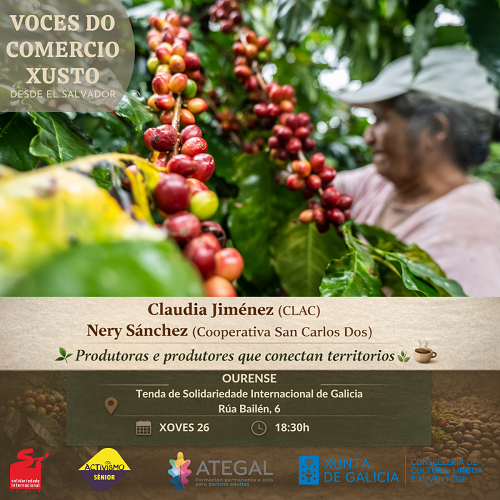 Encontro en Ourense con produtores de café de Comercio Xusto