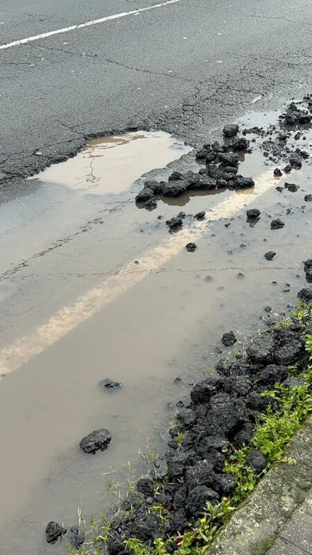 O PSOE denuncia o estado da OU-504 en Ribadavia