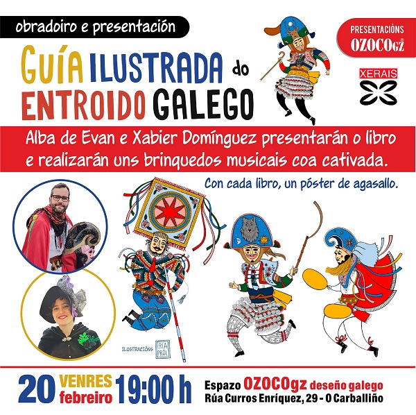 OZOCOgz acolle a presentación da Guía ilustrada do Entroido Galego