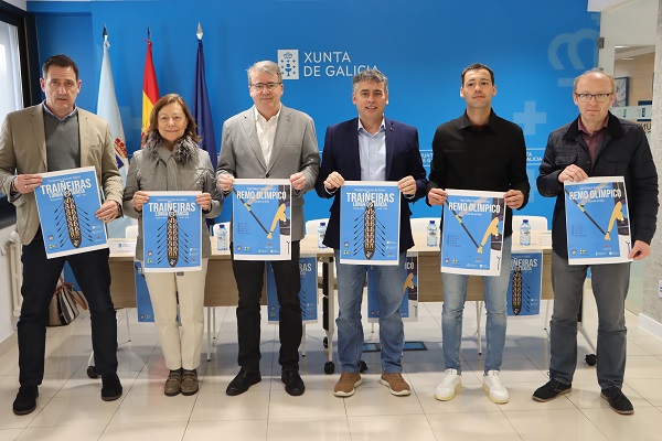 Castrelo de Miño acolle a Liga Galega de Remo Olímpico 2026